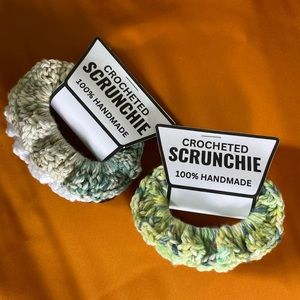 Hand-Crocheted 3-pack Scrunchie